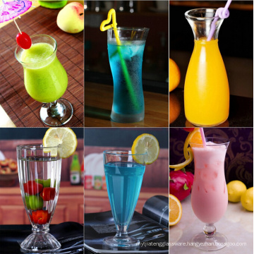 Haonai designed bulk customized soft drinking glass cup